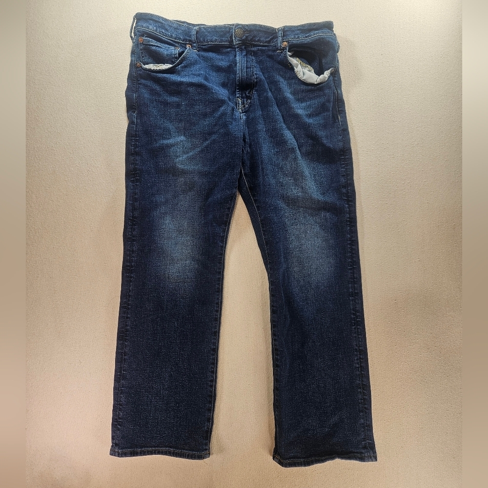 American Eagle AirFlex+ Bootcut Jeans 38x30 Blue Stretch - Picture 4 of 9